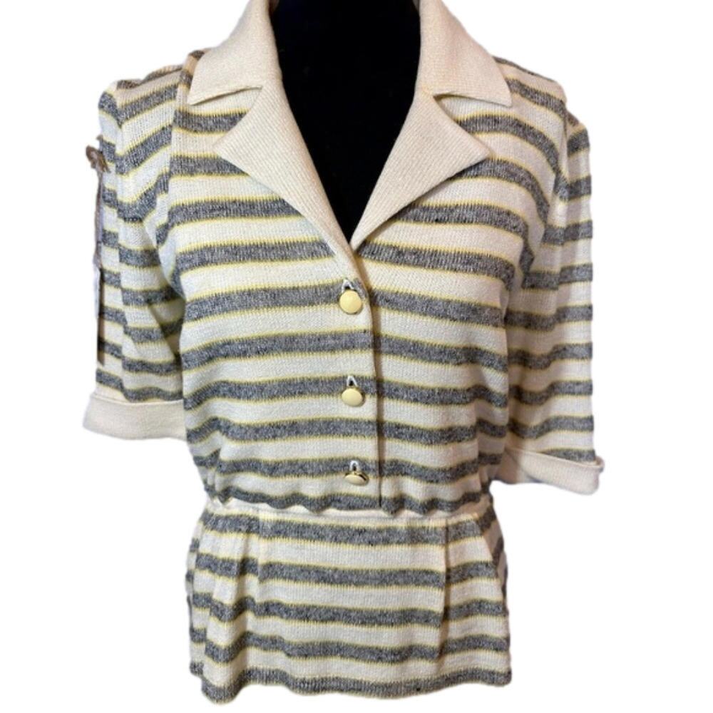 St John Suit Top Short Sleeve
